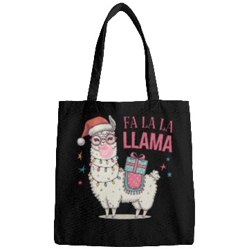 Discover Christmas Llamas, Fa La La Llama Bags