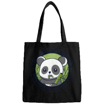 Discover 99% Bamboo 1% Ambition Panda Bear Friend Lover Bags