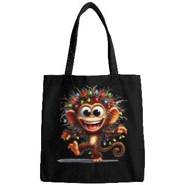 Discover Christmas Merry Christmas For Gift Monkey Bags