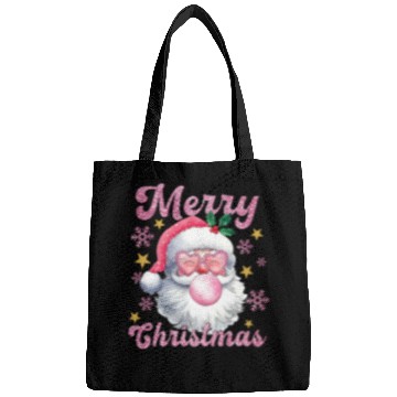 Discover Merry Christmas, Christmas Vingtage, Preppy Santa Bags