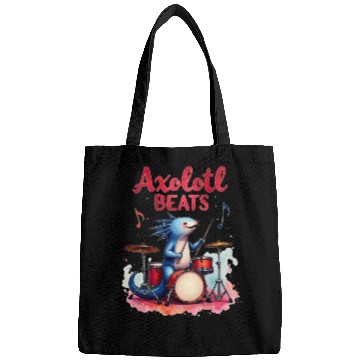 Discover Xolotl Beats Axolotl Funny: Cute Axolotl Bags
