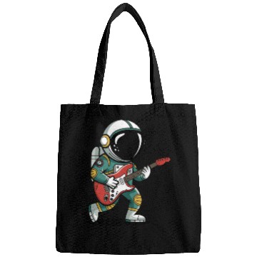 Discover Astronaut playing guitar Bags