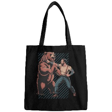 Discover Man vs. Bear – Epic Wilderness Fight Bags