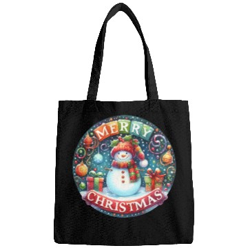Discover Merry Christmas, Christmas Retro Bags