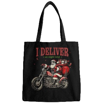 Discover I Deliver All Night Long, Merry Christmas Bags