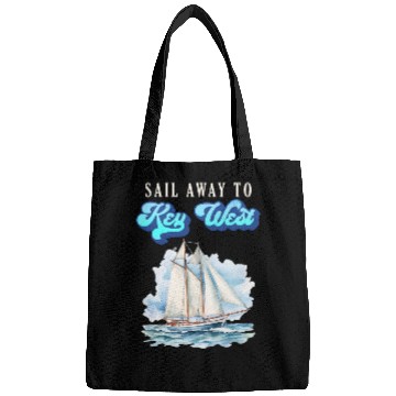 Discover SAIL AWAY TO KEY-WEST Florida Keys Sunshine-State Bags