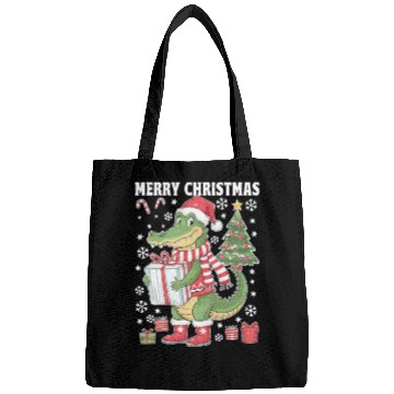 Discover Christmas Alligator Cheer Bags