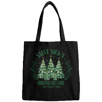 Discover SAINT NICKS CHRISTMAS TREE FARM Bags