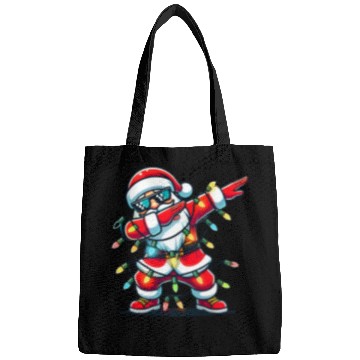 Discover Dabbing Santa Christmas Bags
