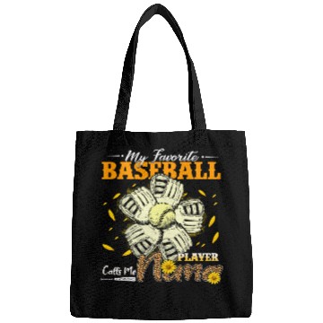 Discover My Favorite Baseball Player Calls Me Nana Bags