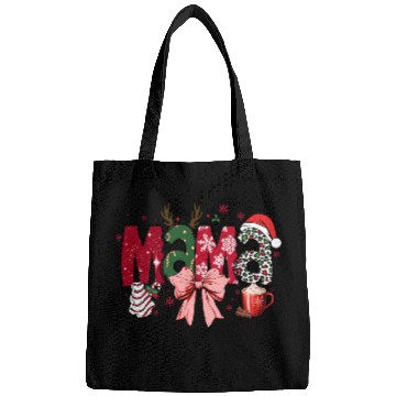 Discover Coquette Pink Bow Mama, Merry Christmas Bags