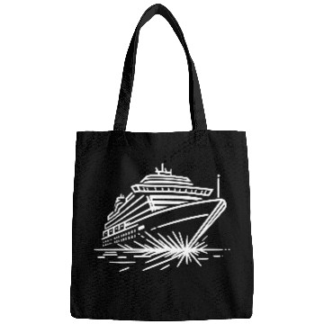 Discover Minimalistic Vector Cruise Ship path6 Bags