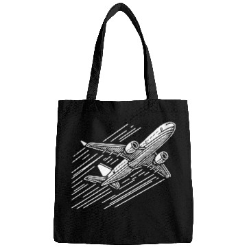 Discover Minimalistic Vector Passenger Aircraft path33 Bags