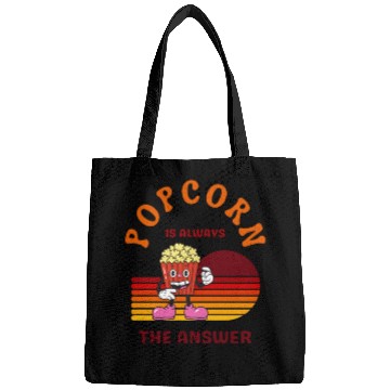 Discover Popcorn Is Always the Answer – Funny Snack Lover Bags