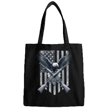 Discover US Flag with Eagle Bags