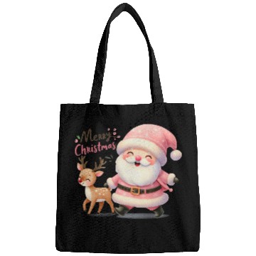 Discover Merry Christmas Santa Reindeer Bags