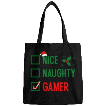 Discover Nice Naughty Gamer Christmas Bags