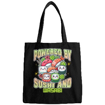 Discover Powered By Sushi And Wasabi Bags