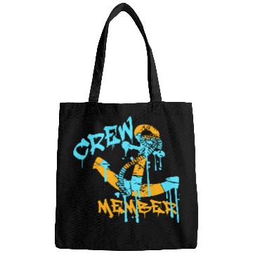 Discover Sailing Crew Member Anchor Graffiti Spray Drops Bags