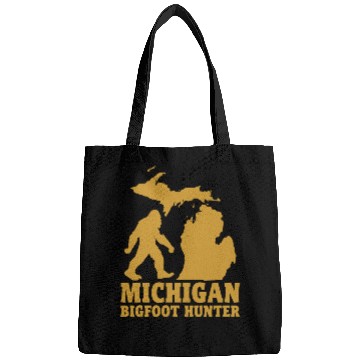 Discover Michigan Bigfoot Hunter - Sasquatch enthusiasts Bags