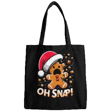 Discover Gingerbread Oh Snap Funny Christmas Bags