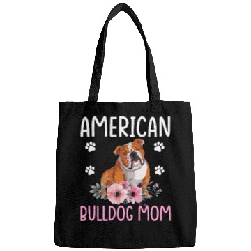 Discover American Bulldog Mom Bulldog Lover Dog Mom Bags