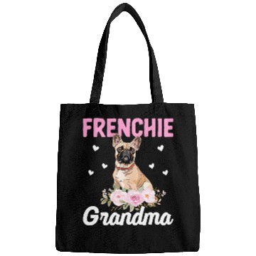 Discover Bulldog Lover French Bulldogs Grandma Frenchie Gra Bags