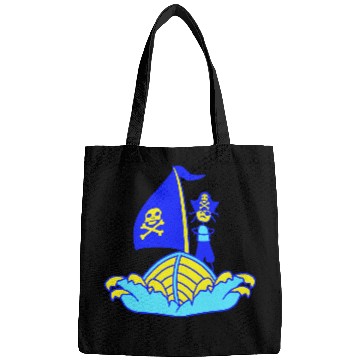 Discover Pirate Ship Child Captain Bad Buccaneer Boy Waves Bags
