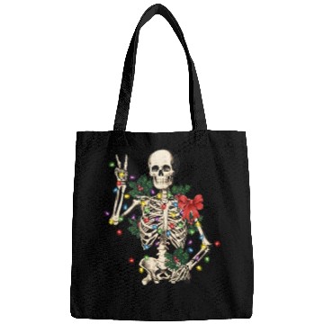 Discover Skeleton Christmas, Christmas Retro Bags