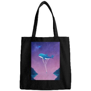 Discover Whale's Dance in the Galaxy Bags