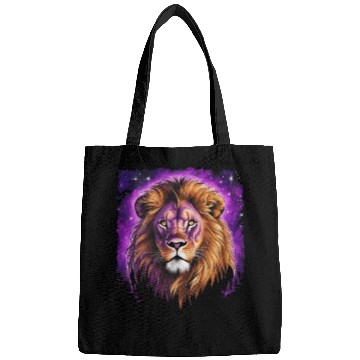 Discover Starry Night Bags design of lion Rembrandt style