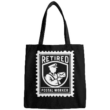 Discover Stamp Retired Postal Worker Bags