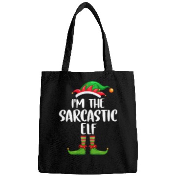 Discover I'm The Sarcastic Elf Bags Matching Family