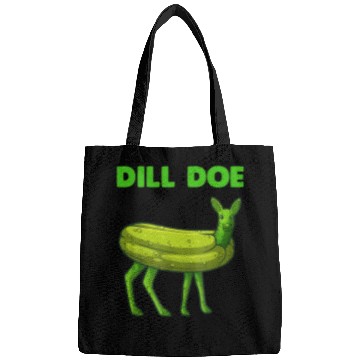 Discover Dill Pickle Funny Graphic Bags