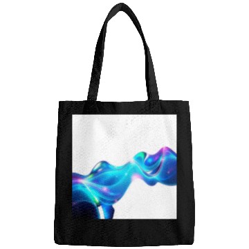 Discover Abstract Digital Waves Bags
