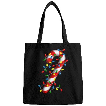 Discover Candy Cane Merry and Bright Christmas Lights Candy Bags