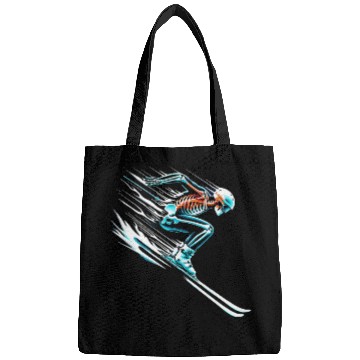 Discover Skiing Skeleton Speed Thrill Adventure Bags