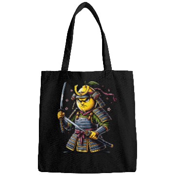 Discover Samurai Lemon Warrior Blossom Art Bags