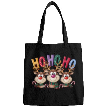 Discover Ho Ho Ho Deer, Merry Christmas Bags
