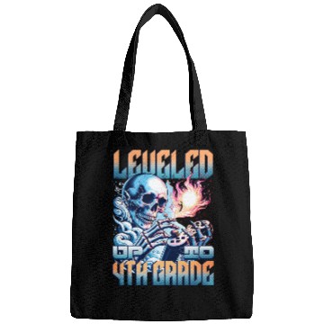 Discover Levelled up to 4th grade, gamer society, school Bags