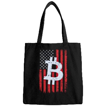 Discover Bitcoin American flag Bags Crypto Trader Bags