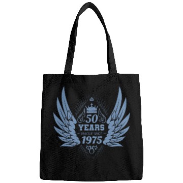 Discover 50th Birthday Unique Angel Crown Wings Bags