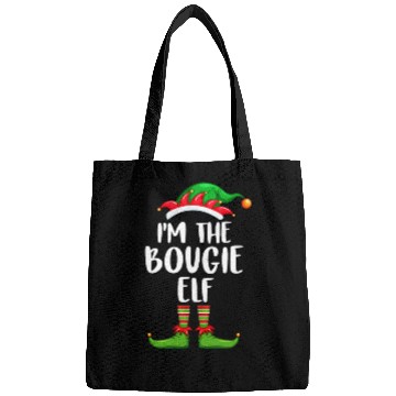 Discover I'm The Bougie Elf Bags Matching Family Christmas