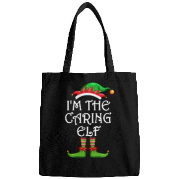 Discover I'm The Caring Elf Bags Matching Family Christmas