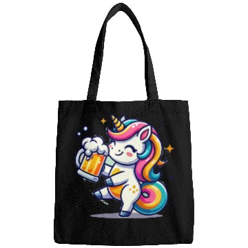 Discover Cute Unicorn Drinking Beer Bags