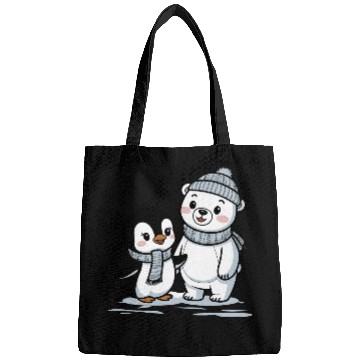 Discover Penguin and Polar Bear Friends Bags