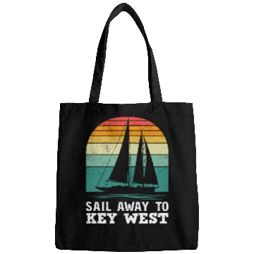 Discover Florida SAIL AWAY TO KEY-WEST Florida Keys Bags
