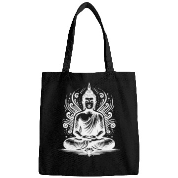 Discover Energy Flow Yoga Flowers Buddha Tattoo Style Bags