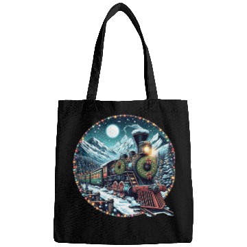 Discover Christmas Train Journey Bags