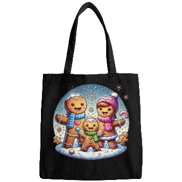 Discover Gingerbread Family Christmas Delight Bags